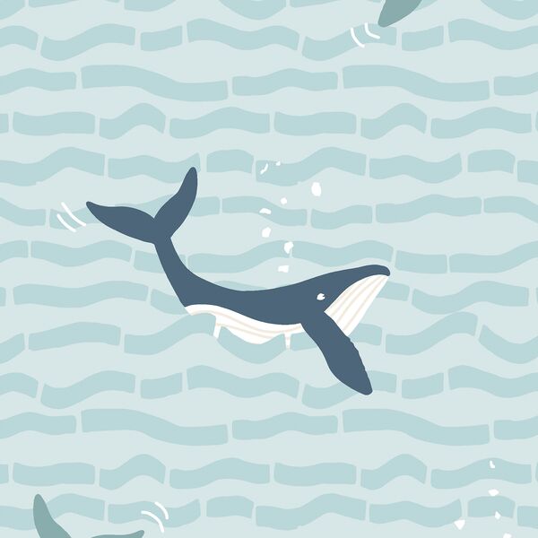 Large A Whale of a Time in Cool Glacier