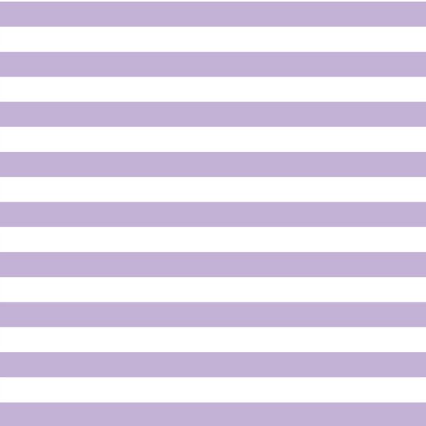 Horizontal Candy Stripe in Lilac