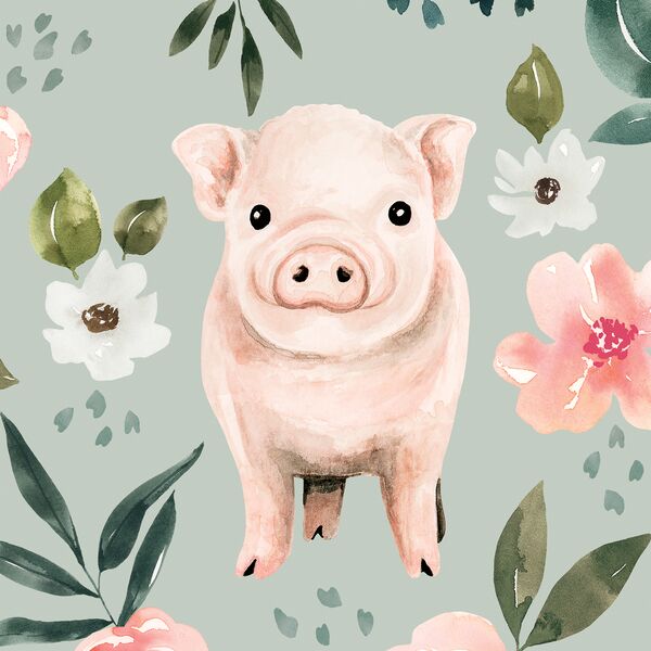 Large Pig in Mint