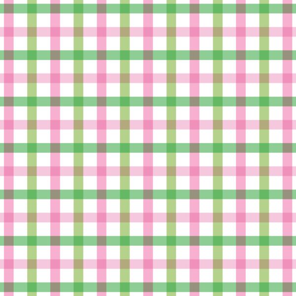 Spring Plaid in Carnation