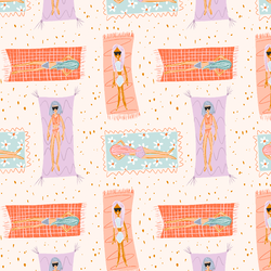 Beach Bums in Pink Sand