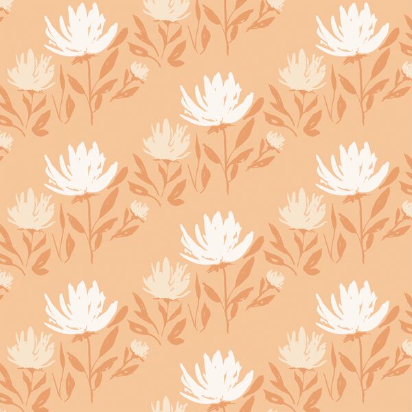 Rising Blooms in Fresh Peach