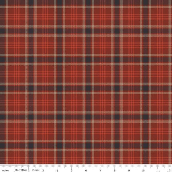 Plaid in Terracotta