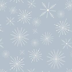 Snowflakes in Icy Blue