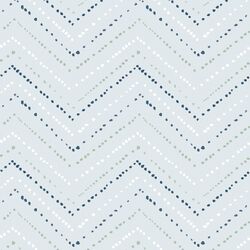 Inky Dot Chevron in Sky