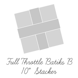 Expressions Batiks 10" Square Pack in Full Throttle Hot Wheels Classic Racing B