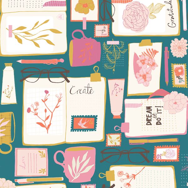 Dreaming in Serene Teal