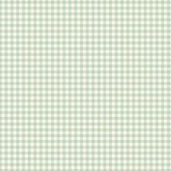 Gingham in Minty Green