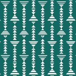 Little Tribal Stripe in Emerald