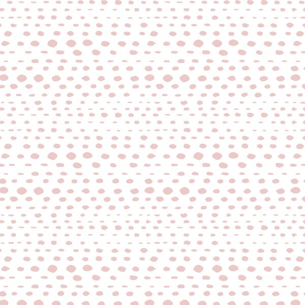 Little Skipping Stones in Blush on White
