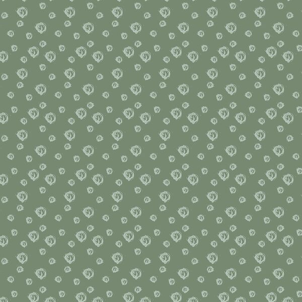 Sketched Dot in Muted Aqua on Soft Pine