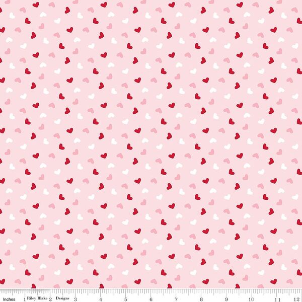 Heart Toss in Pink