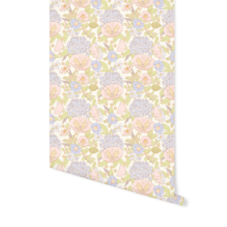 June Florals in Cream