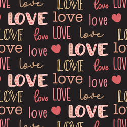 Large Love in Ebony