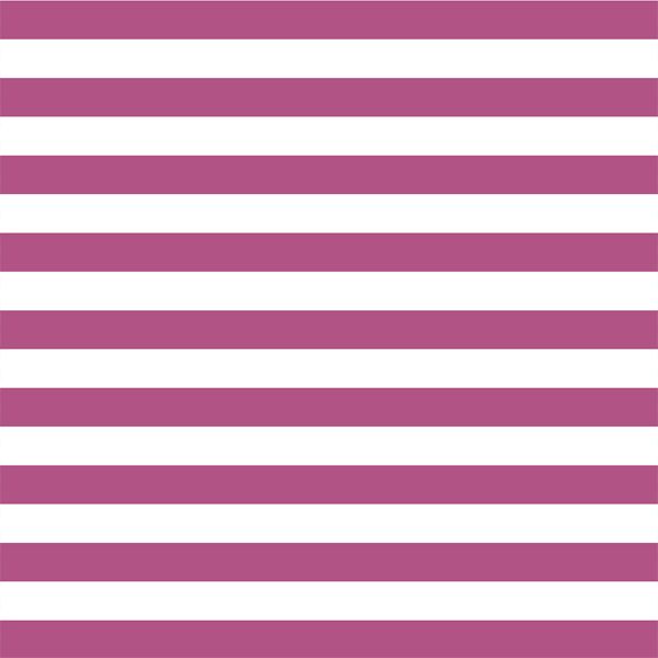Horizontal Candy Stripe in Azalea