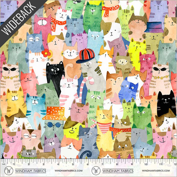 Full of Purrsonality Wideback in Multi