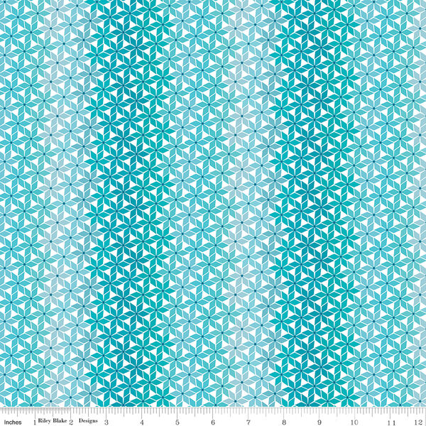 Stellar Weave in Aqua