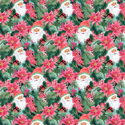 Little St. Nick in Poinsettia