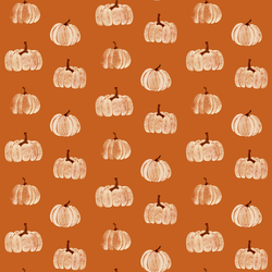 Painted Pumpkins in Cinnamon