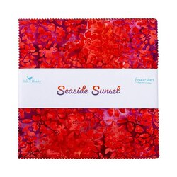 Expressions Batiks 10" Square Pack in Seaside Sunset