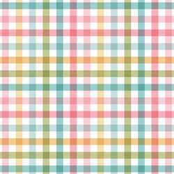 Plaid in Jellybean
