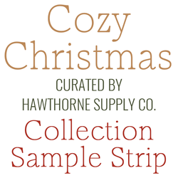 Cozy Christmas Sample Strip