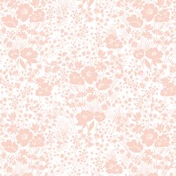 Prairie Silhouette in Wildflower Pink on White