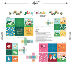 Play Blocks Panel in Alpine Green