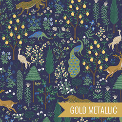 Menagerie in Navy Metallic