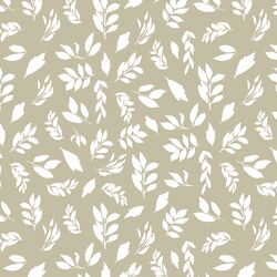 Leaves in Taupe