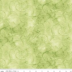 Painter's Watercolor Swirl in Pear