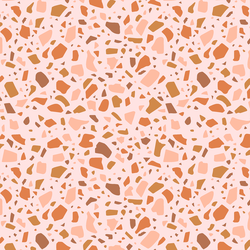 Garden Terrazzo in Pink Glass