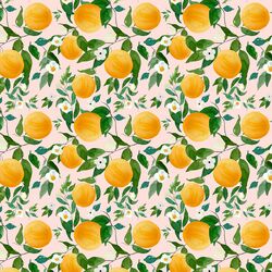 Small Oranges in Sunrise Pink