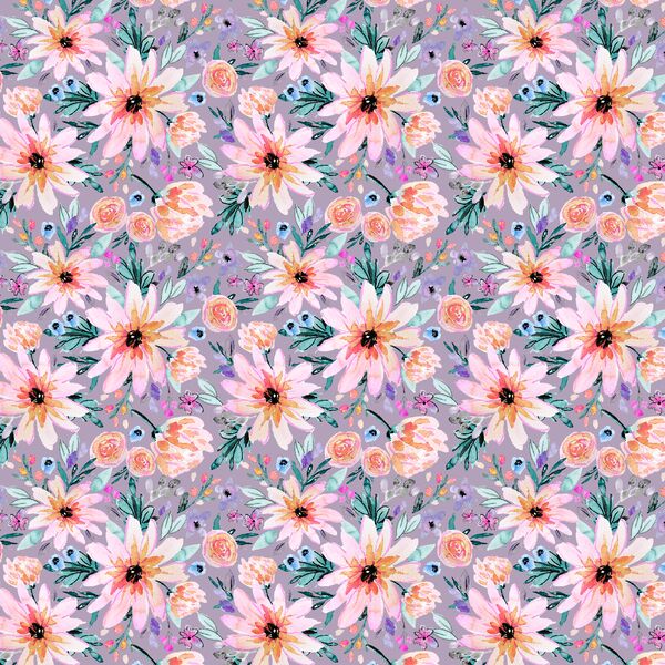 Small Blaire Floral in Plum