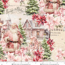Christmas Scenic in Ivory