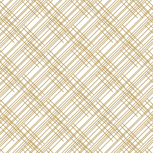 Thatched in Marigold on White