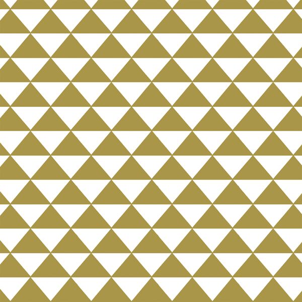 Triangle Mosaic in Gold