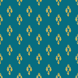 Goldenrod in Teal