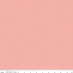 Swiss Dot in Apricot Blush