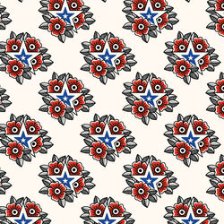 Tattoo Stars in Ivory