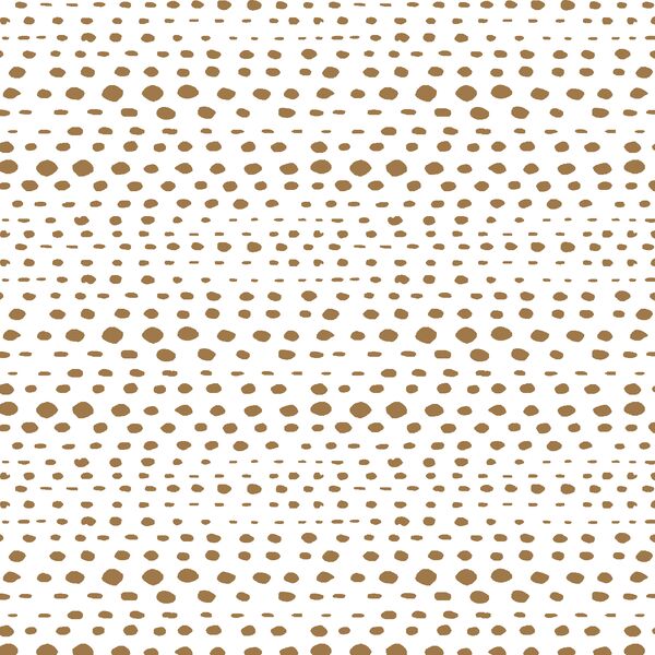 Little Skipping Stones in Ochre on White