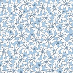 Poinsettia in Crystal Blue