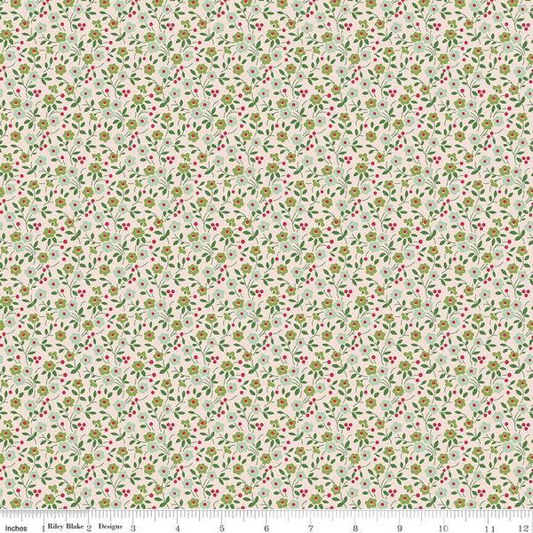 Floral in Sage
