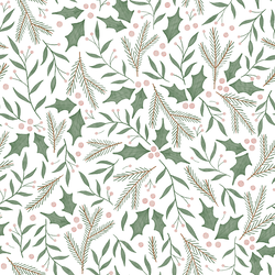 Winter Sprigs in White