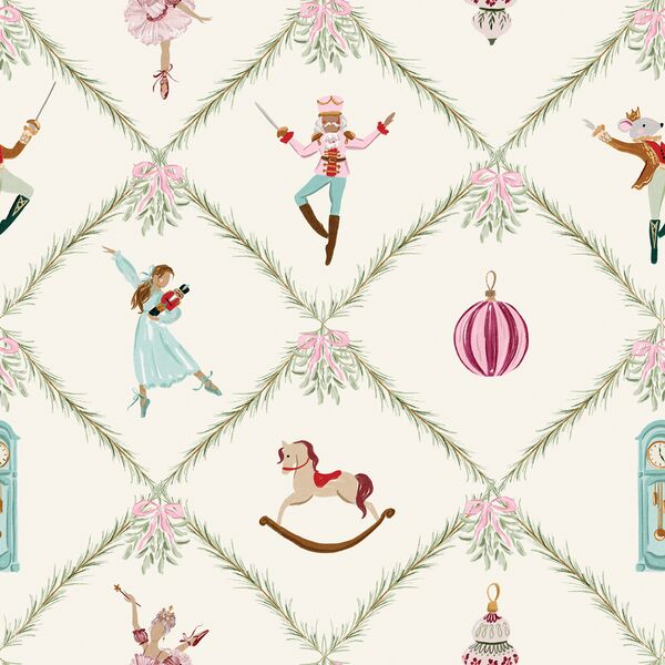 Sugar Plum Trellis in Sugar Swizzle