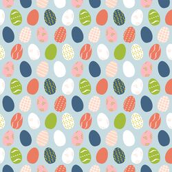 Painted Eggs in Teatime