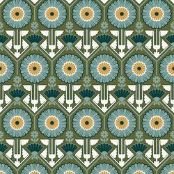 Little Sunflower in Forest Green