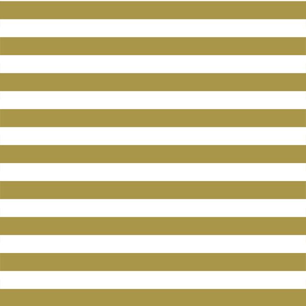 Horizontal Candy Stripe in Gold