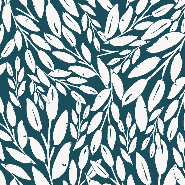 Large Vines in Atlantic Blue