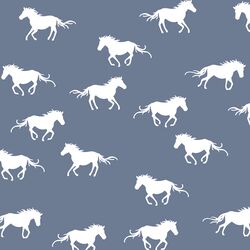 Horse Silhouette in Dove